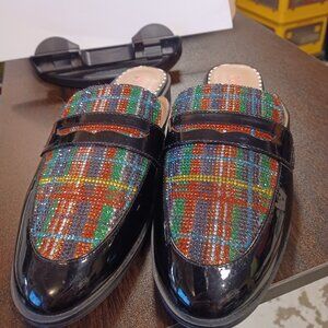 Betsey Johnson Women's FESTIVE Markerr Mule - sz 8.5; Seldom Worn